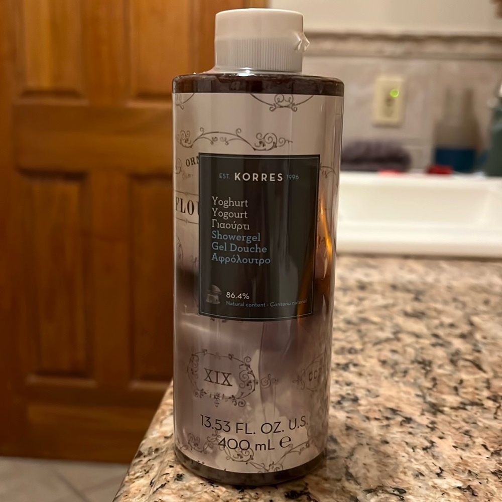 Korres yoghurt showergel 13.53 fl oz